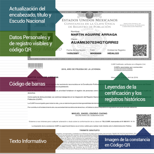 Nueva Constancia de CURP en el Estado de México